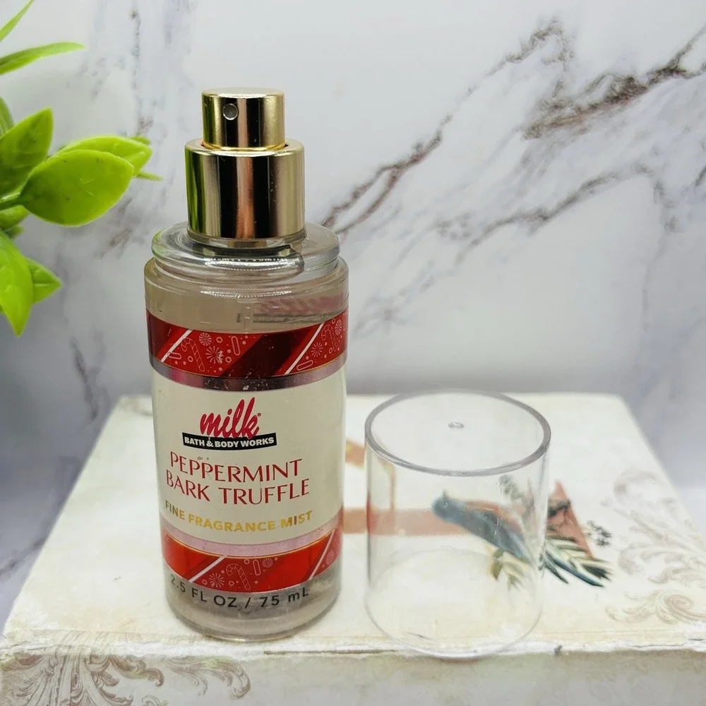 Bath & Body Works Milk Bar Peppermint Bark Truffle Mini Fragrance Mist 2.5 Oz